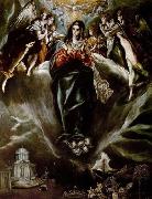 GRECO, El The Virgin of the Immaculate Conception oil painting artist